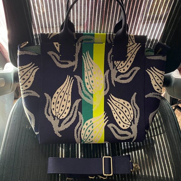 Rothy's Botanical Navy The Handbag - Picture 2 of 4